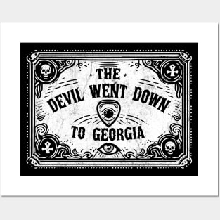 The Devil Went Down To Georgia Posters and Art